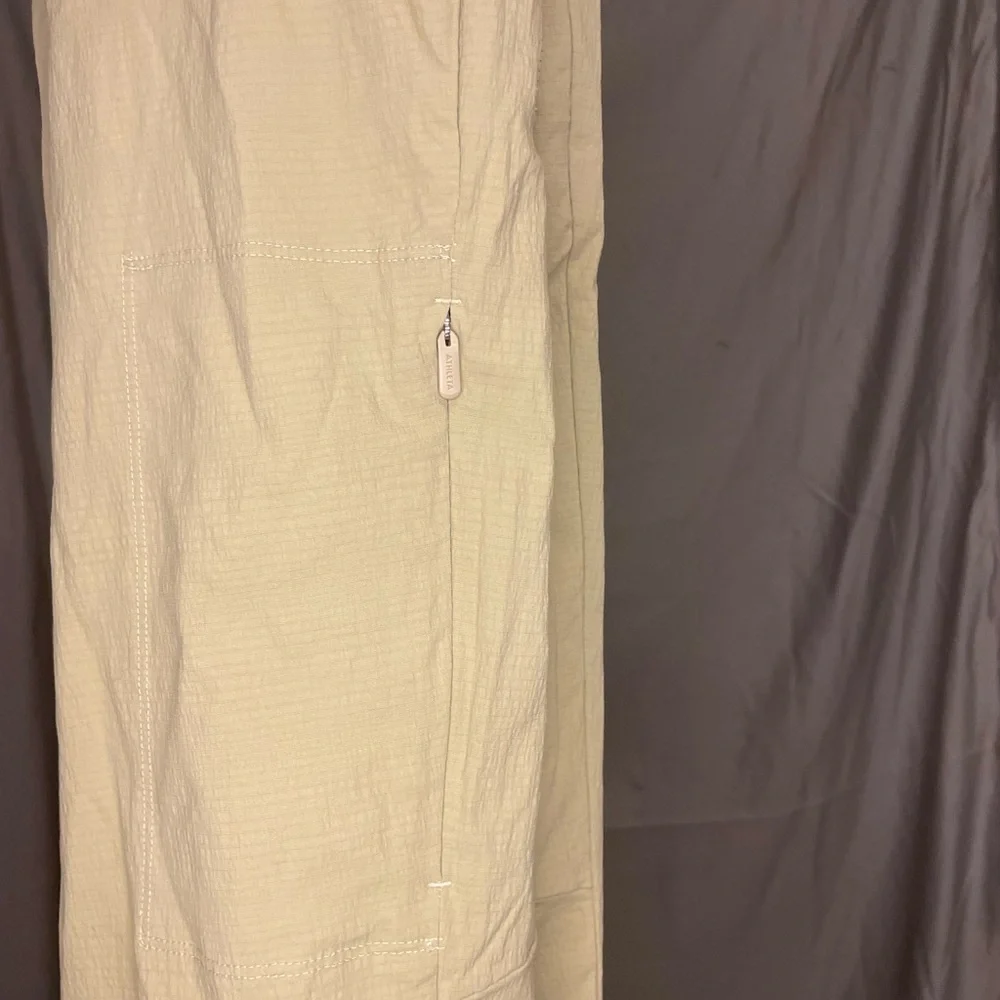 Athleta Tan Drawstring Track Joggers - Picture 6 of 11